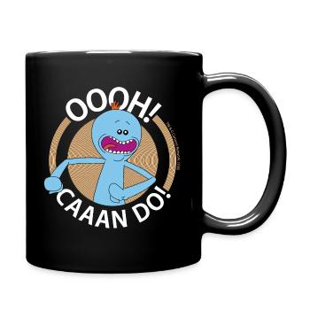 Rick And Morty Mr Meeseeks Oooh Caaan Do Mug - Full Colour Mug - black - Right
