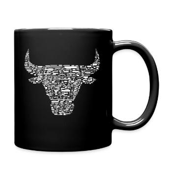 Bulls White - Mug uni - noir - Droite