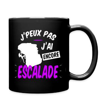 J'peux pas j'ai encore escalade - passion et sport - Mug uni - noir - Droite