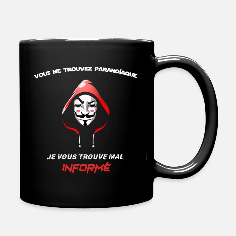 je vous trouve mal informé cadeau anniversaire - Mug uni - noir