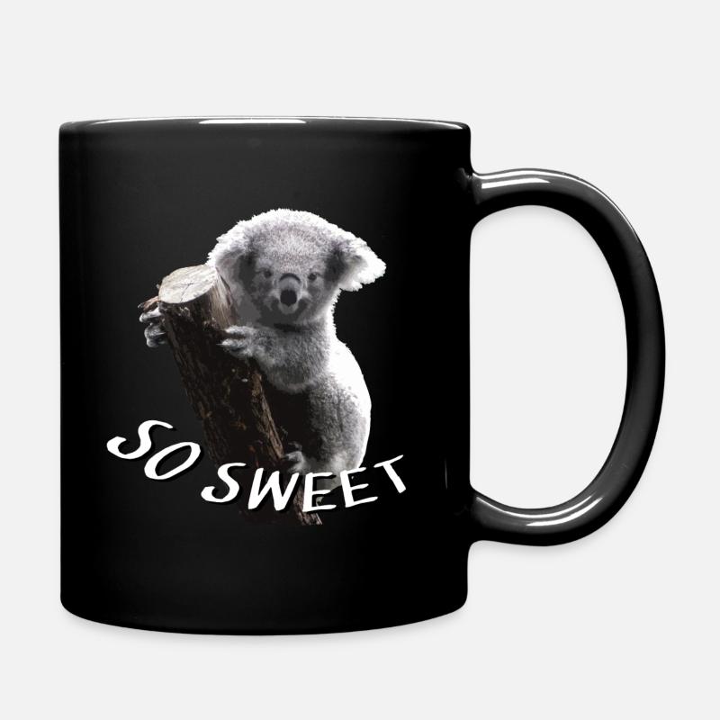 Koalabär - Koala - Koala bear - Tasse einfarbig - Schwarz