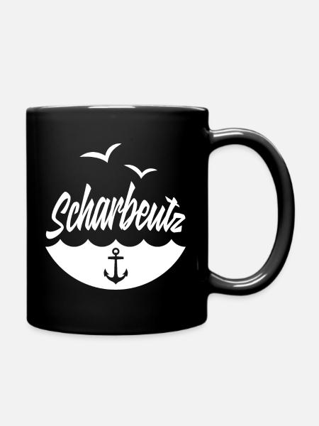 SCHARBEUTZ OSTSEE KÜSTE - Tasse einfarbig - Schwarz