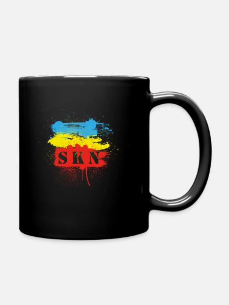 Blue Yellow STP - Parfait pour les fans de SKN! - Mug uni - noir