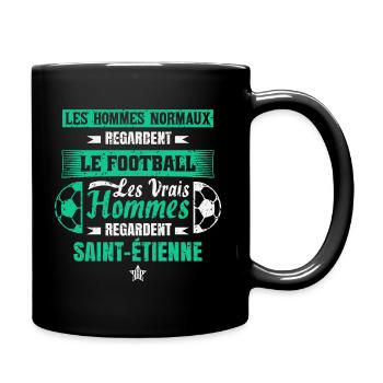Saint-Étienne,football,socer,club,football, - Full Colour Mug - black - Right