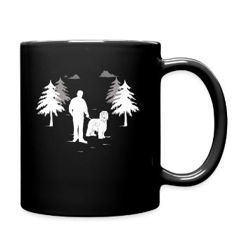 Briard Dogs Dog Owner Gift - Gassie - Full Colour Mug - black - Right