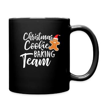 Christmas Cookie Baking Team Christmas cookies - Full Colour Mug - black - Right