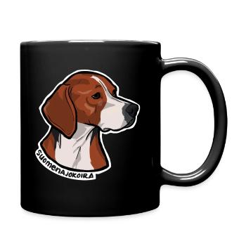 Finnish Hound - Full Colour Mug - black - Right