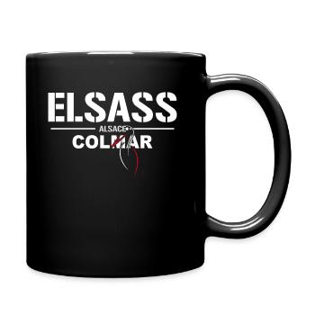 Alsace Colmar - Full Colour Mug - black - Right