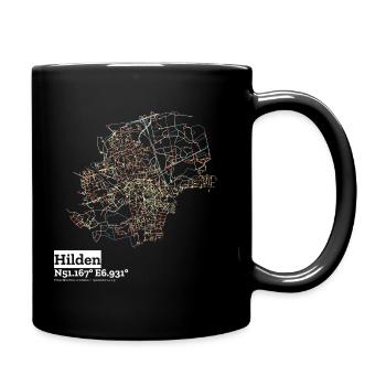 Hilden Basic Pastels - Full Colour Mug - black - Right