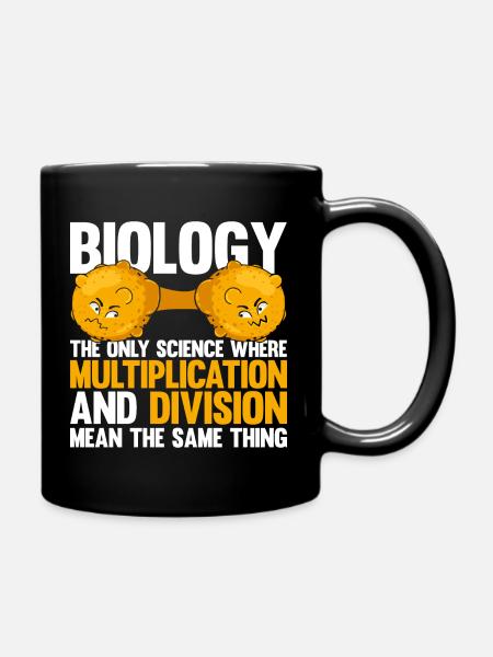 Mitose Lustiger Spruch Biologie - Tasse einfarbig - Schwarz