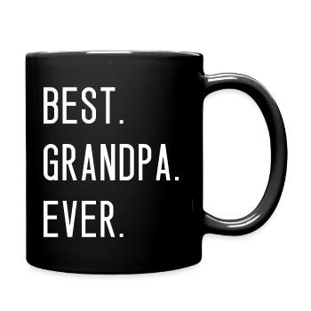 Best Grandpa Ever Best Grandpa Grandfather Gift - Full Colour Mug - black - Right