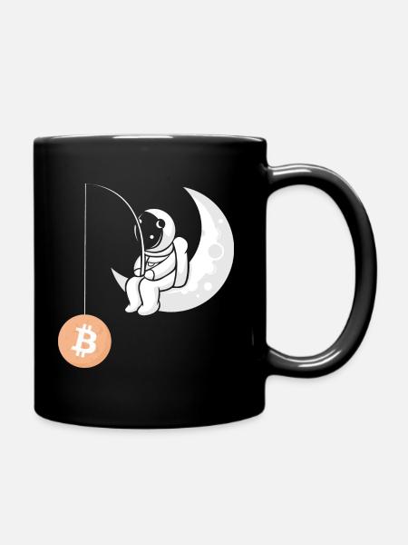 Bitcoin Liebhaber BTC Hodler Bitcoin Coin - Tasse einfarbig - Schwarz