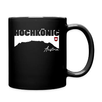 Hochkönig 2941 m Berg Berchtesgaden Alpen Austria - Mug uni - noir - Droite