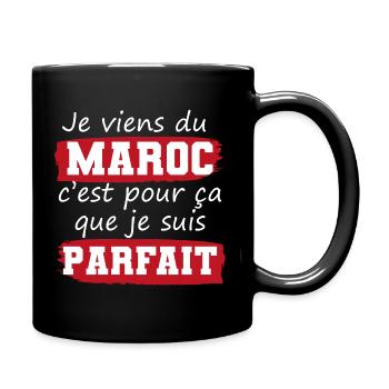 cadeau drôle Maroc marocain mec parfait - Mug uni - noir - Droite