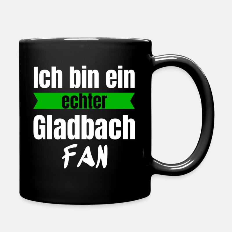 Mönchengladbach Gladbacher - Tasse einfarbig - Schwarz