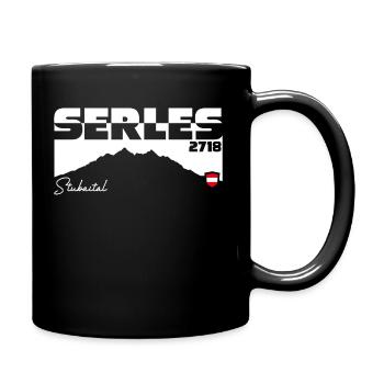 Serles Stubaital 7 Summits Gipfel Austria Flagge - Tasse einfarbig - Schwarz - Rechts