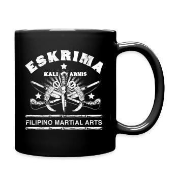 Eskrima Kali Arnis Filipino MArtial Arts Design - Full Colour Mug - black - Right