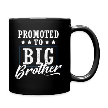 Promoted To Big Brother - Full Colour Mug - black - Right