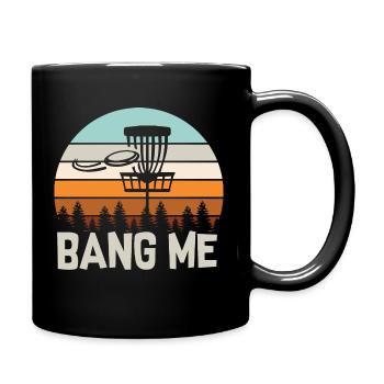 Disc golf Bang me - Mug uni - noir - Droite