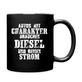 DIESEL POWER - Tasse einfarbig - Schwarz - Rechts