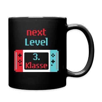 3. Klasse drittes Schuljahr - Tasse einfarbig - Schwarz - Rechts