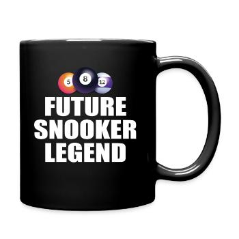 future snooker legend snooker Billardtisch - Tasse einfarbig - Schwarz - Rechts