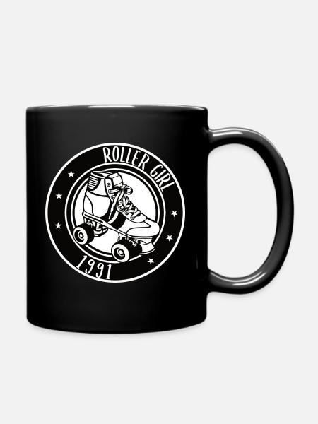 Roller Girl 1991 Geschenk - Tasse einfarbig - Schwarz