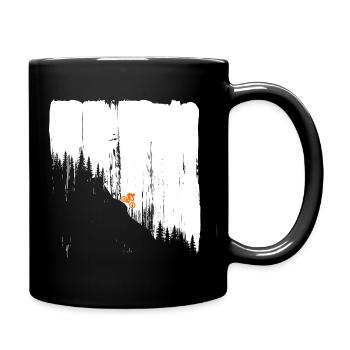 DownhillEr Cyclist Downhill Biker Gift - Full Colour Mug - black - Right