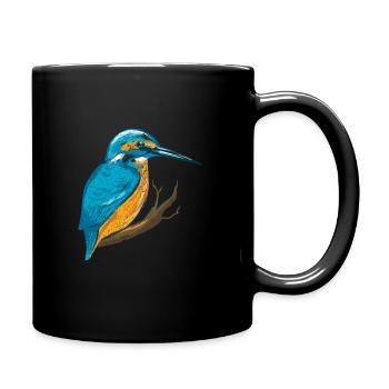 Eisvogel Vogelbeobachter Naturschutz Vögel Natur - Tasse einfarbig - Schwarz - Rechts