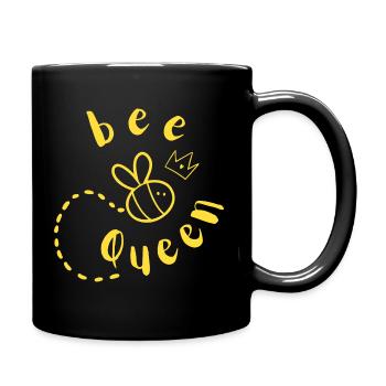 Save the Bees Honey Beekeeper Planet Earth Turtle - Full Colour Mug - black - Right