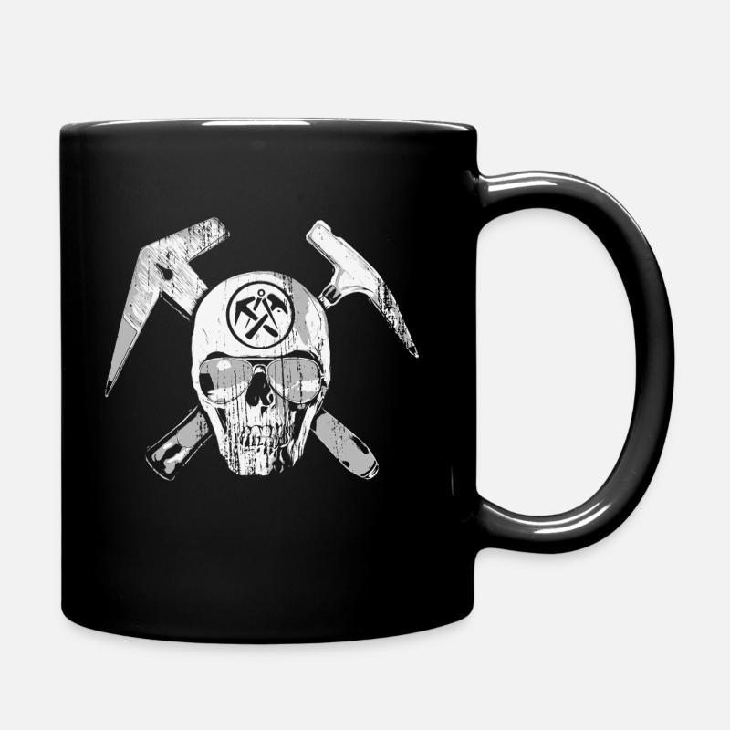 Dachdecker Handwerk - Tasse einfarbig - Schwarz