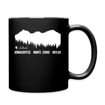 Ortler Monte Zebru Sommet royal Tyrol du Sud Italie - Mug uni - noir - Droite