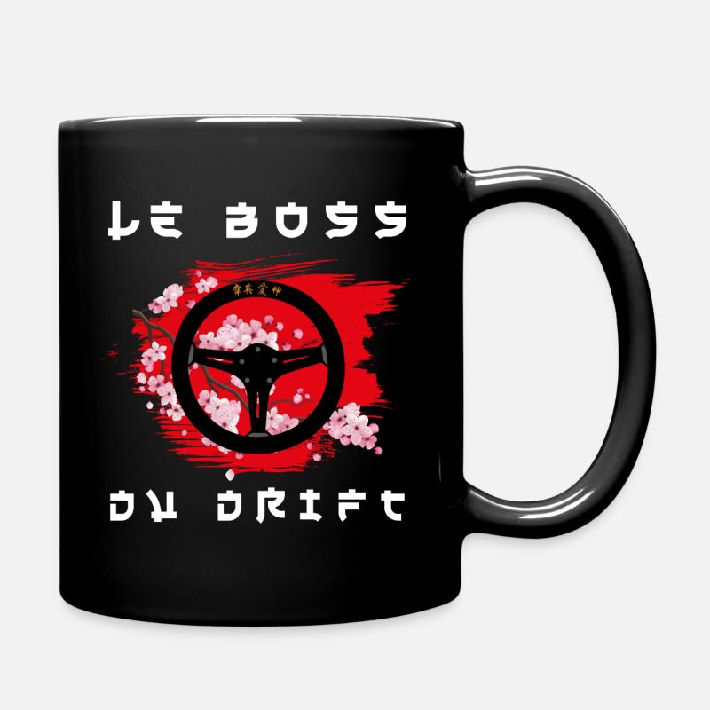 boss du drift japon jdm dérapage volant - Mug uni - noir