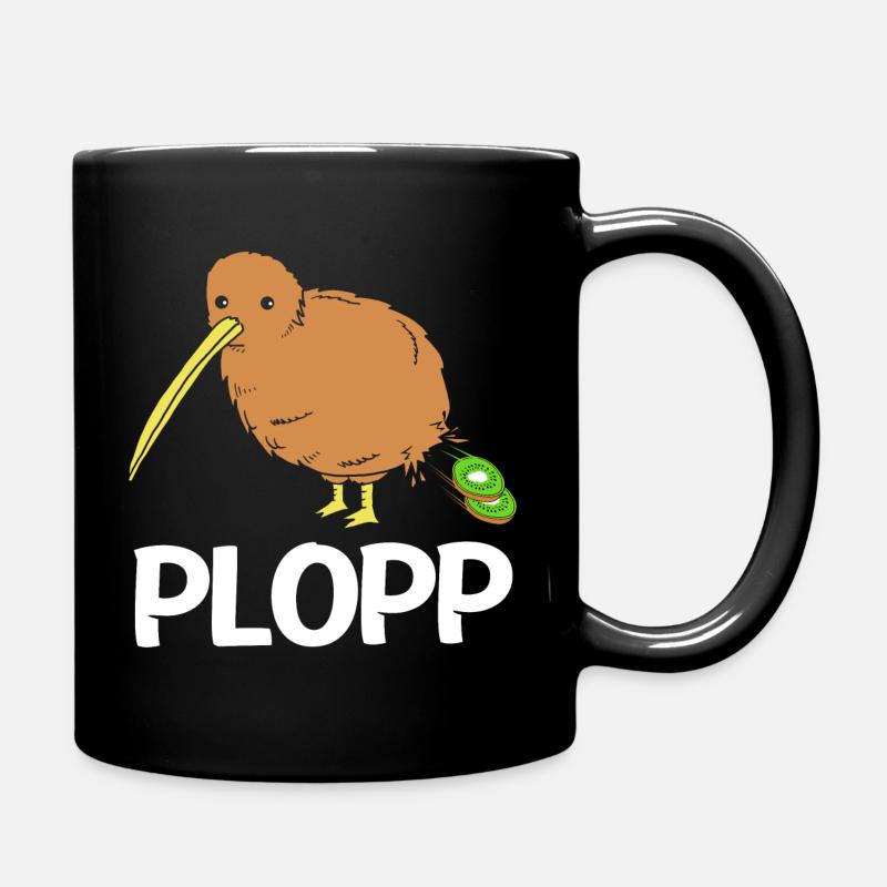 kiwi-vogel Kiwi Vogel - Tasse einfarbig - Schwarz
