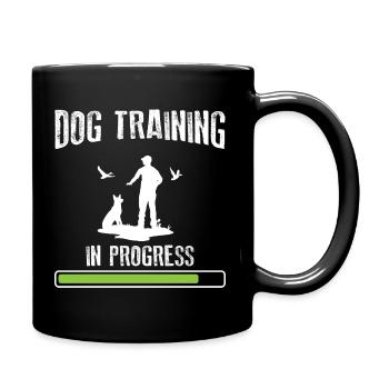 Dog Training In Progress Hundetrainer École canine - Mug uni - noir - Droite