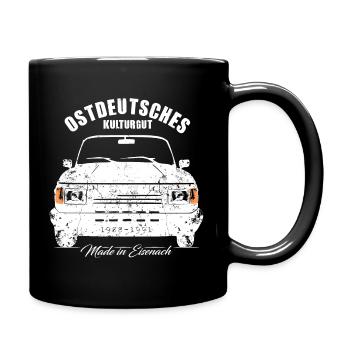 Wartburg 1.3 Classic - Ostdeutsches Kulturgut - Tasse einfarbig - Schwarz - Rechts