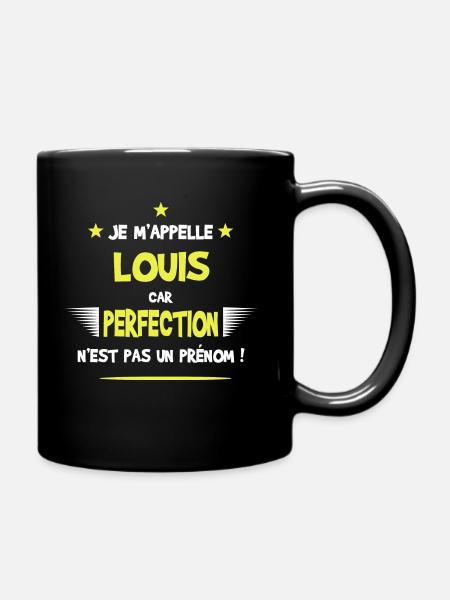 Louis cadeau humour et drôle - Mug uni - noir