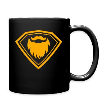 Logo classique de Beardman - Mug uni - noir - Droite