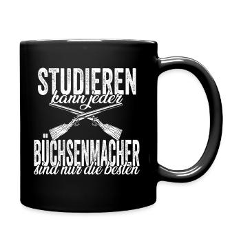 Studieren Büchsenmacher - Tasse einfarbig - Schwarz - Rechts