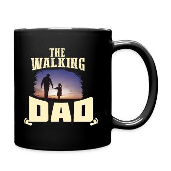 Walking Dad - - Tasse einfarbig - Schwarz - Rechts
