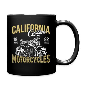 California Custom Motorcycles - Tasse einfarbig - Schwarz - Rechts