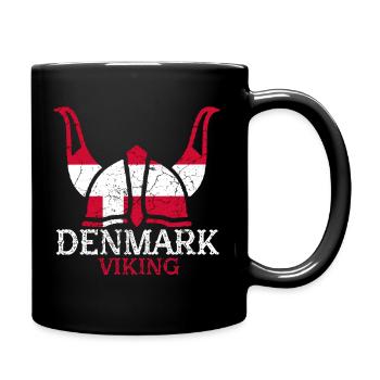 Vikings du Danemark - Mug uni - noir - Droite