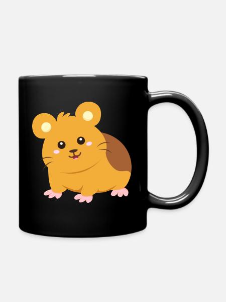 Hamster - Full Colour Mug - black
