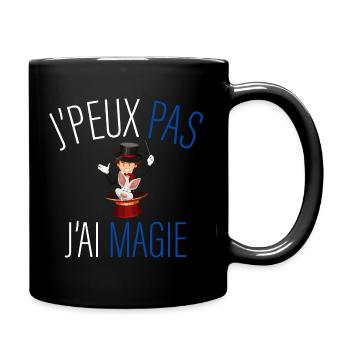 j peux pas j ai magie - cadeau anniversaire magie - Mug uni - noir - Droite