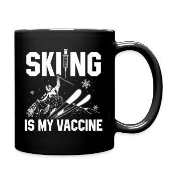 Ski - Mug uni - noir - Droite