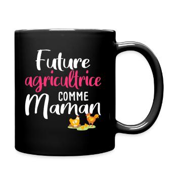 Agricultrice Agriculture 2022 Naissance Bébé - Mug uni - noir - Droite