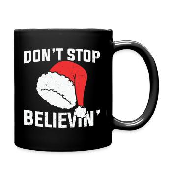 Weihnachtsmann 24 Dezember T-shirt - Tasse einfarbig - Schwarz - Rechts