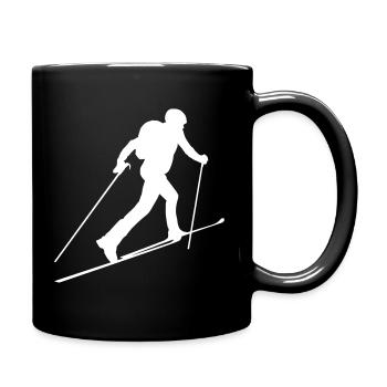 Ski alpinisme - Mug uni - noir - Droite