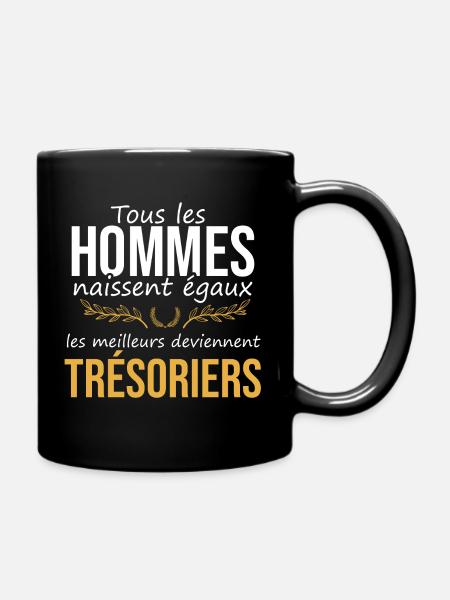 Les meilleurs deviennent trésoriers | métier - Mug uni - noir