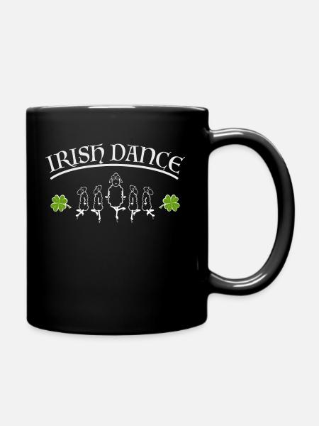 Irish Dance - Full Colour Mug - black